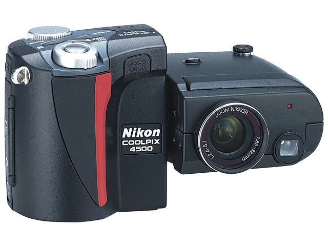 Nikon Coolpix 4500, swivel-body design