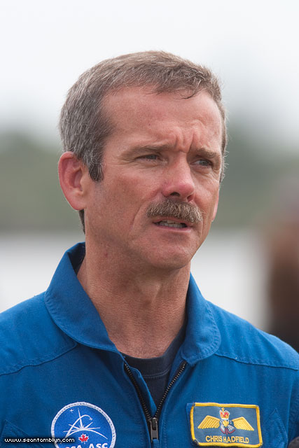 Chris Hadfield, Kennedy Space Centre, Florida