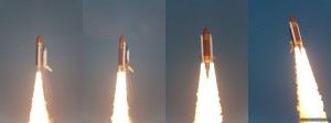 STS-133 final launch of space shuttle Discovery roll program
