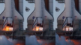 STS-133 space shuttle Discovery SSME ignition and stabilization sequence